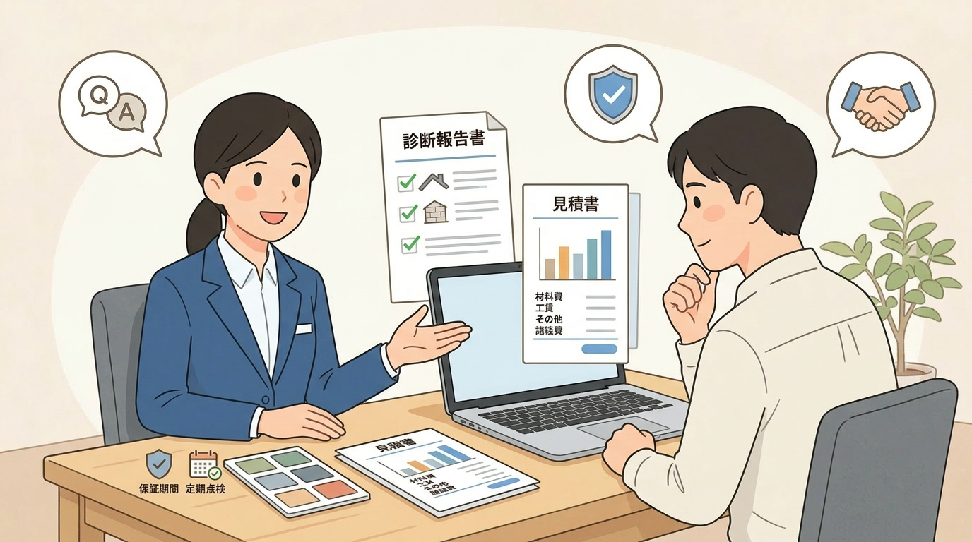 Step 03 : 見積書・診断書のご提出