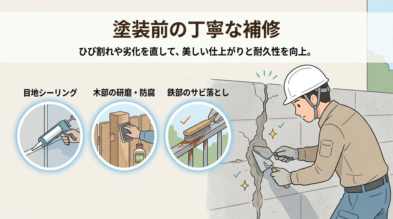 Step 09 : 下地補修